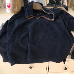 Navy True Grit Pullover